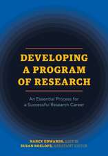 Developing a Program of Research