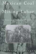 Mexican Coal Mining Labor in Texas and Coahuila, 1880-1930