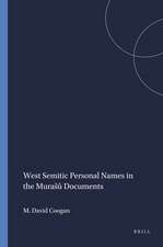 West Semitic Personal Names in the Murašû Documents