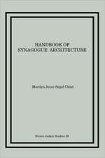 Handbook of Synagogue Architecture