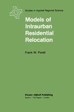 Models of Intraurban Residential Relocation