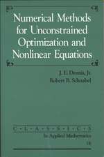 Numerical Methods for Unconstrained Optimization and Nonlinear Equations