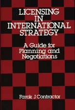 Licensing in International Strategy