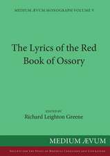 The Lyrics of the Red Book of Ossory