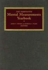 The Thirteenth Mental Measurements Yearbook