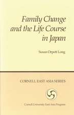 Family Change and the Life Course in Japan