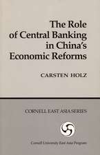 The Role of Central Banking in China`s Economic Reform