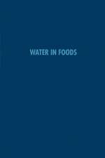 Water in Foods