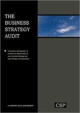 The Business Strategy Audit