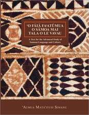 'O Faia Fa'atumua O Samoa Mai Tala O Le Vavau