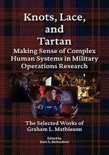 Knots, Lace and Tartan: Making Sense of Complex Human Systems in Military Operations Research - The Selected Works of Graham L. Mathieson