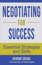 Negotiating for Success