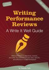 Writing Performance Reviews