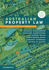 Australian Property Law: Principles to Practice