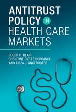 Antitrust Policy in Health Care Markets