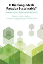 Is the Bangladesh Paradox Sustainable?: The Institutional Diagnostic Project