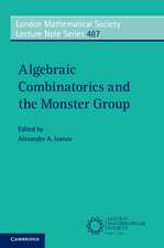 Algebraic Combinatorics and the Monster Group