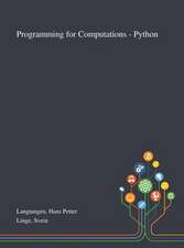 Langtangen, H: Programming for Computations - Python