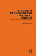 Studies in Economics and Political Science: 13 Volume Set