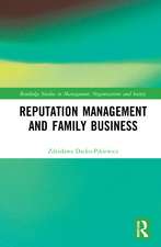 Reputation Management and Family Business