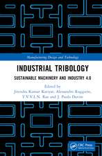 Industrial Tribology: Sustainable Machinery and Industry 4.0