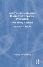 Kong, A: Analysis of Neurogenic Disordered Discourse Product