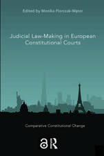 Judicial Law-Making in European Constitutional Courts