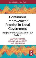 Continuous Improvement Practice in Local Government: Insights from Australia and New Zealand