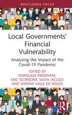 Local Governments’ Financial Vulnerability: Analysing the Impact of the Covid-19 Pandemic