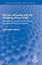 Women, Sexuality and the Changing Social Order