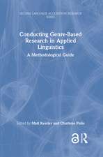 Conducting Genre-Based Research in Applied Linguistics: A Methodological Guide