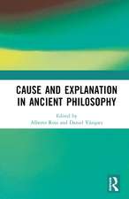 Cause and Explanation in Ancient Philosophy