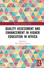 Quality Assessment and Enhancement in Higher Education in Africa