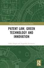 Patent Law, Green Technology and Innovation