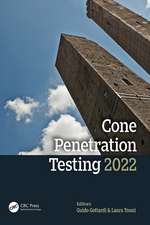 Cone Penetration Testing 2022: Abstracts Volume