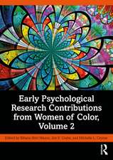 Early Psychological Research Contributions from Women of Color, Volume 2