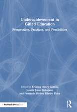 Underachievement in Gifted Education: Perspectives, Practices, and Possibilities