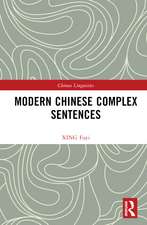Modern Chinese Complex Sentences