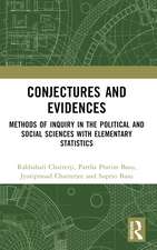 Conjectures and Evidences: Methods of Inquiry in the Political and Social Sciences with Elementary Statistics