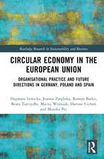 Circular Economy in the European Union: Organisational Practice and Future Directions in Germany, Poland and Spain