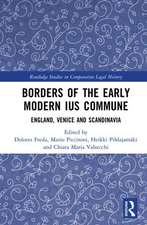 Borders of the Early Modern Ius Commune