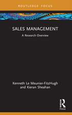 Sales Management: A Research Overview