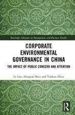 Corporate Environmental Governance in China