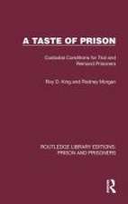 A Taste of Prison: Custodial Conditions for Trial and Remand Prisoners