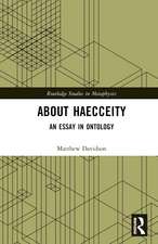 About Haecceity: An Essay in Ontology