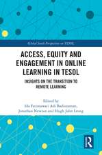 Access, Equity and Engagement in Online Learning in TESOL: Insights on the Transition to Remote Learning