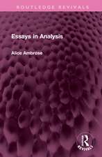 Essays in Analysis