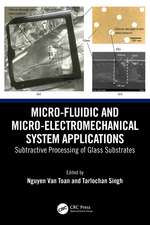 Micro-Fluidic and Micro-electromechanical System Applications: Subtractive Processing of Glass Substrates