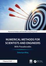 Numerical Methods for Scientists and Engineers: With Pseudocodes