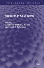 Research in Counseling